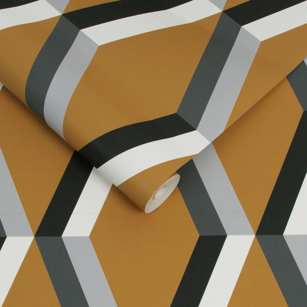 113948 - Cirque Wallpaper - Sunshine - Graham & Brown