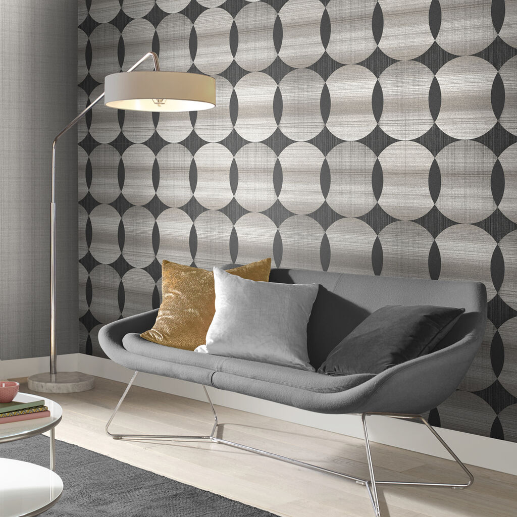 Tramonto Room Wallpaper 2 - Gray