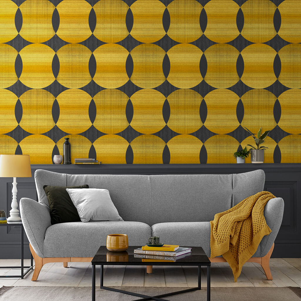 Tramonto Room Wallpaper 2 - Yellow