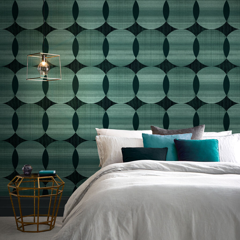 Tramonto Room Wallpaper 2 - Green