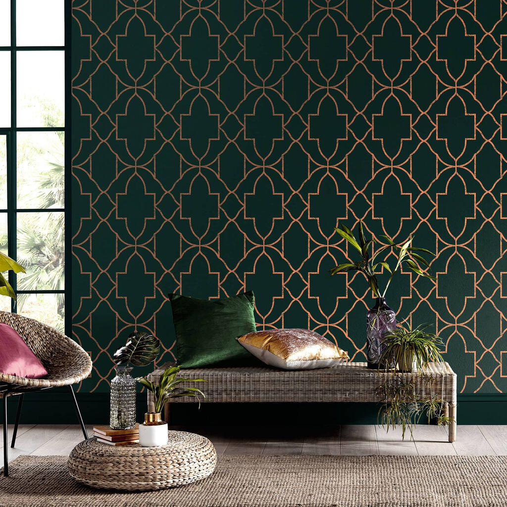Versailles Room Wallpaper 2 - Green