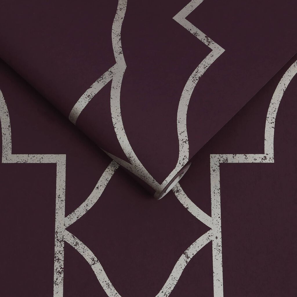 113961 - Versailles Wallpaper - Amethyst - Graham & Brown