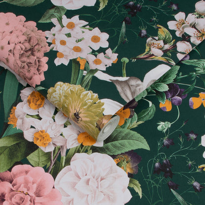 113963 - Glasshouse Flora Wallpaper - Emerald - Graham & Brown