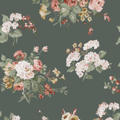 Rosemore Wallpaper - Green 