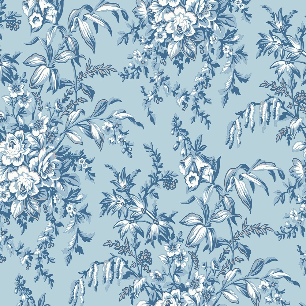 Picardie Wallpaper - Blue