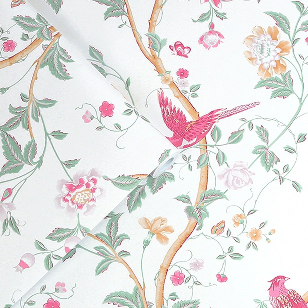 Summer Palace Room Wallpaper - Pink