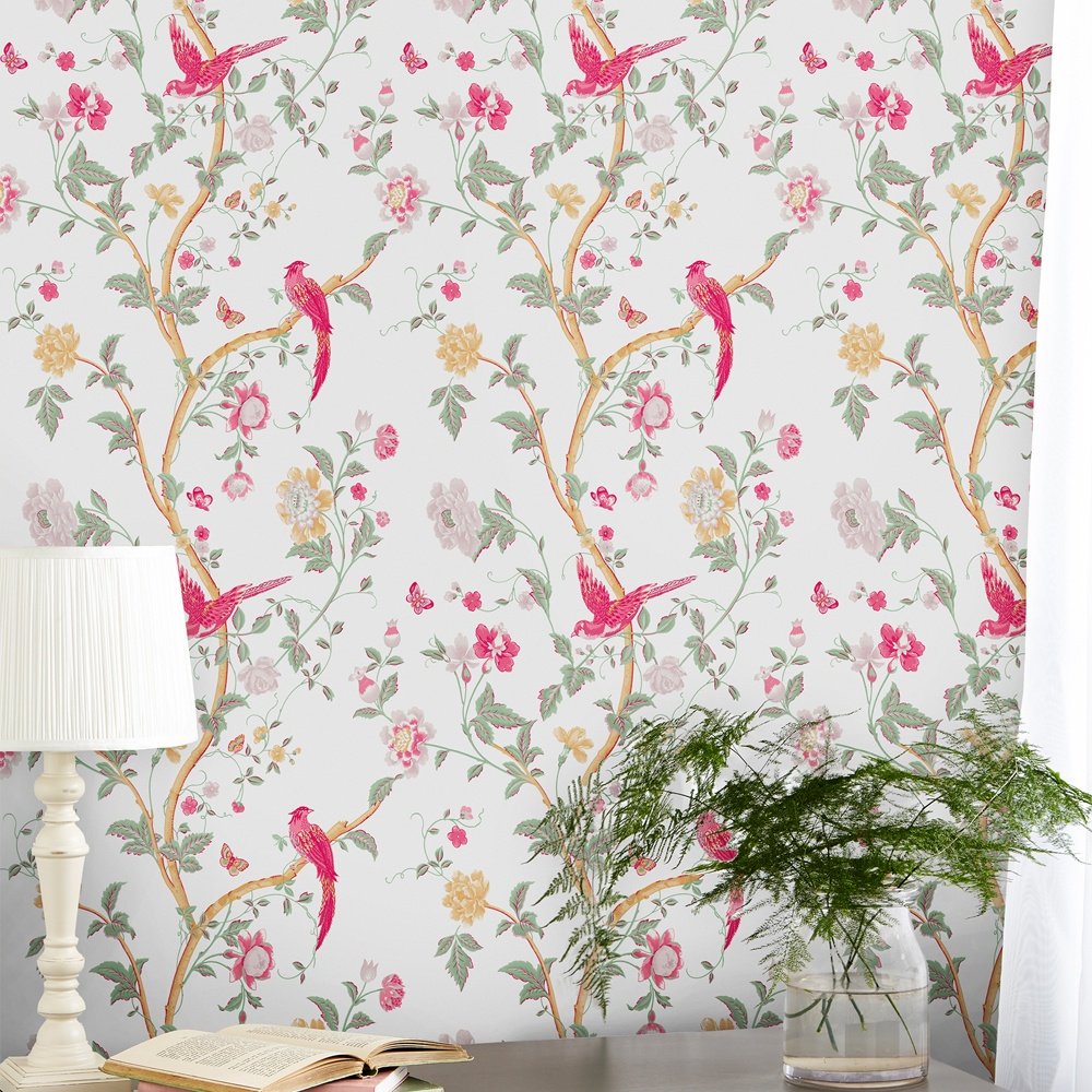 Summer Palace Room Wallpaper 2 - Pink