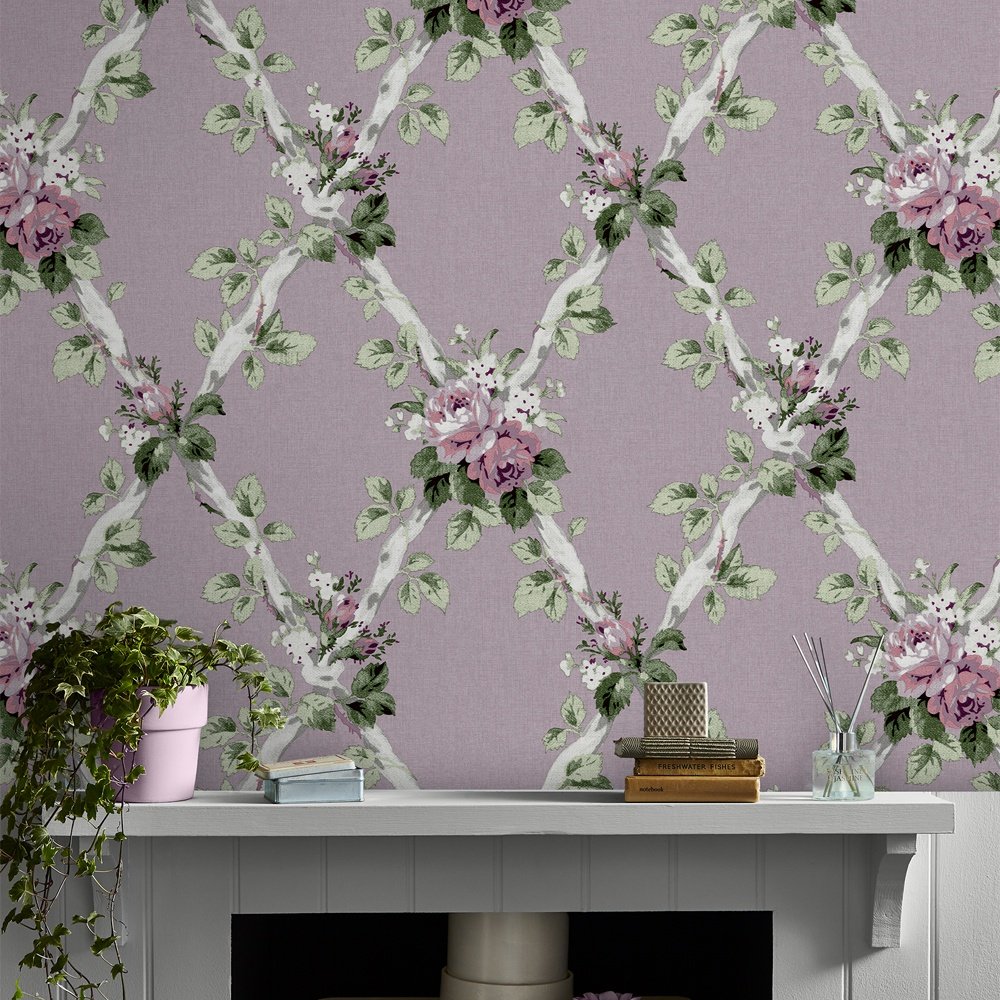 Elwyn Room Wallpaper 2 - Purple
