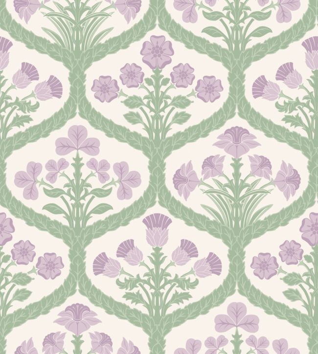 Floral Kingdom Wallpaper - Purple - Cole & Son