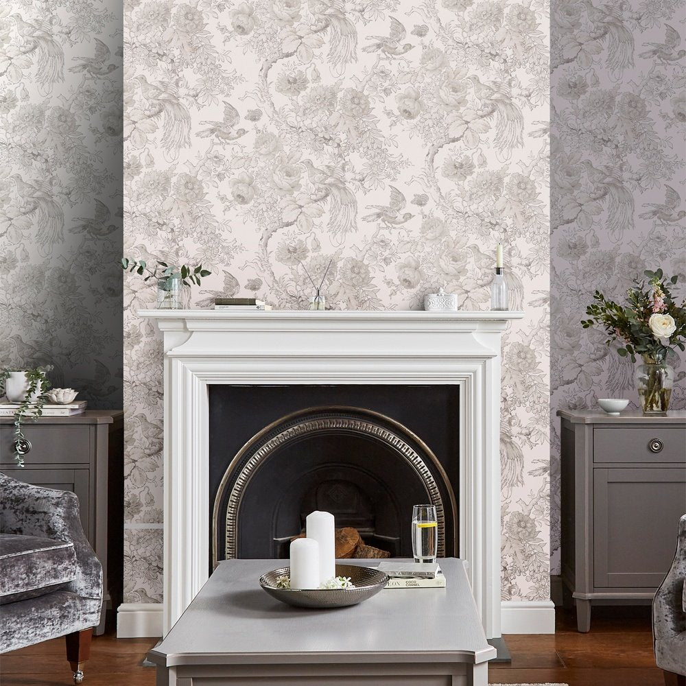 Birtle Room Wallpaper 2 - Gray
