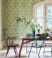 Jasmine And Serin Symphony Wallpaper - Green - Cole & Son