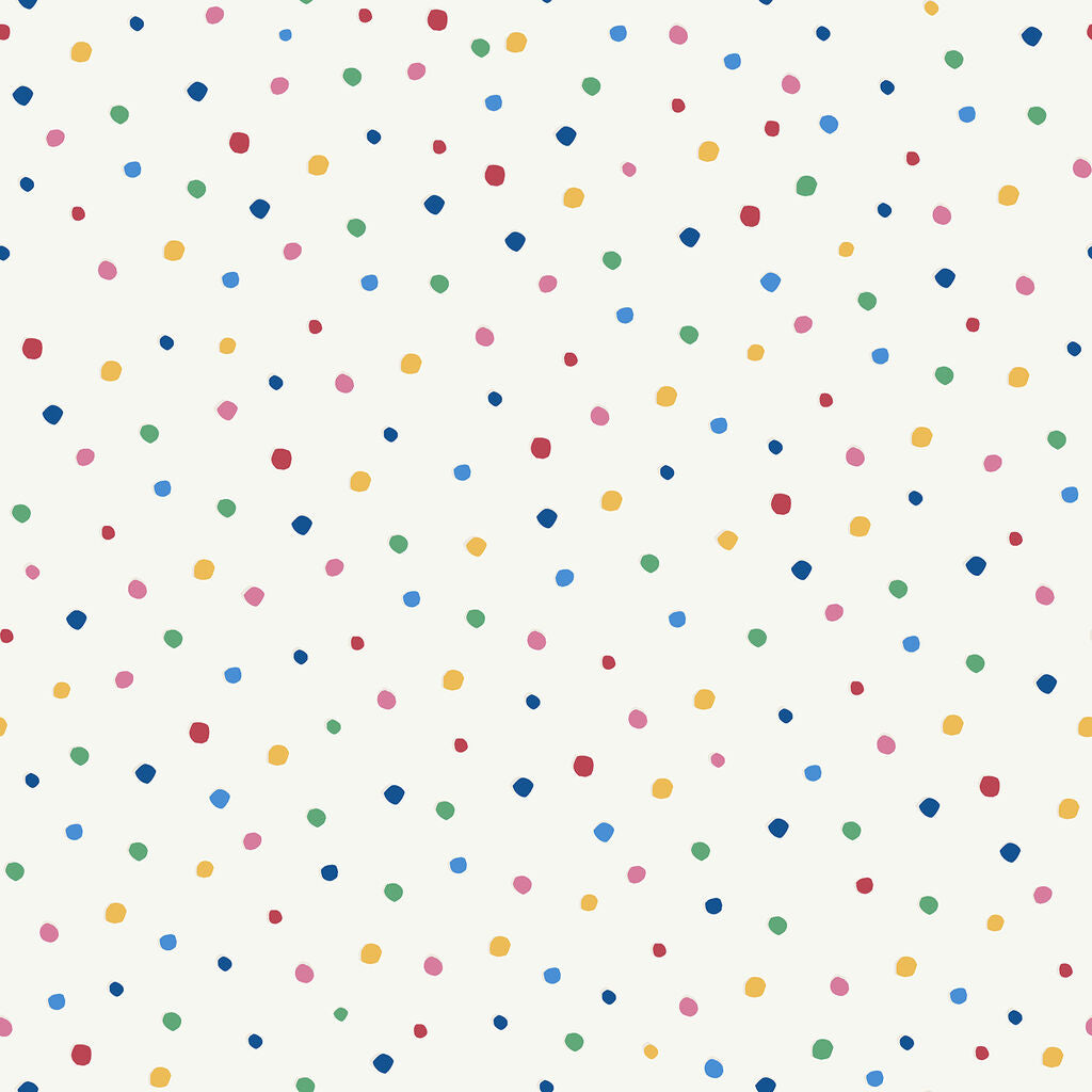 Lynx Multi Spot Nursey Wallpaper - Multicolor