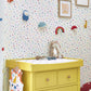 Lynx Multi Spot Nursey Room Wallpaper - Multicolor