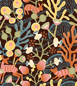Korallang Wallpaper - Brown