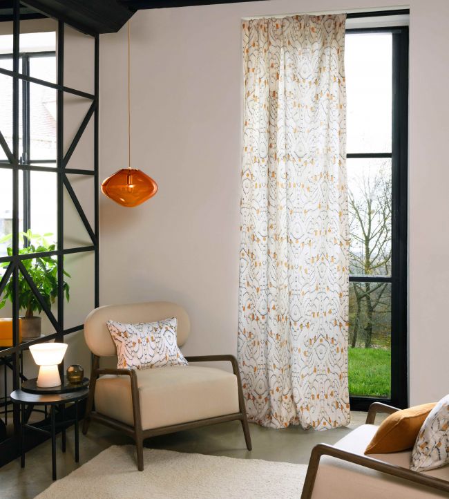 Ikati Room Fabric - Cream