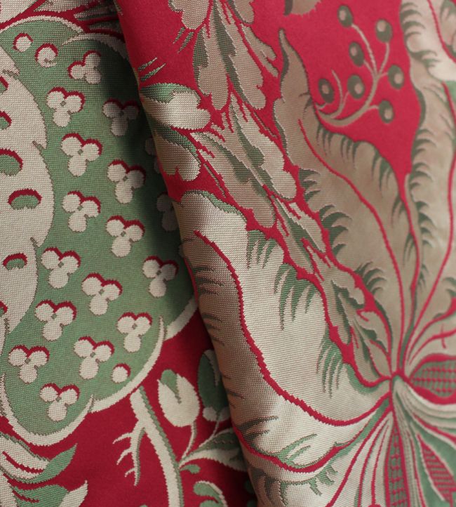 Les Ananas Room Fabric 2 - Red