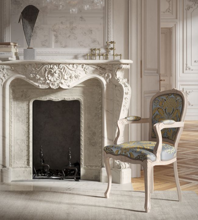 Les Ananas Room Fabric - Yellow