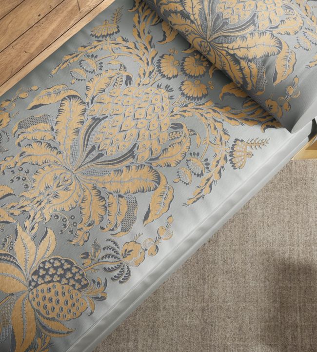 Les Ananas Room Fabric 3 - Yellow