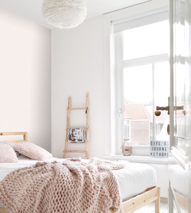 Pastel Plain Room Wallpaper 2 - Pink