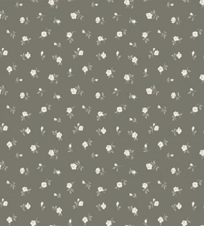 Floral Wallpaper - Gray