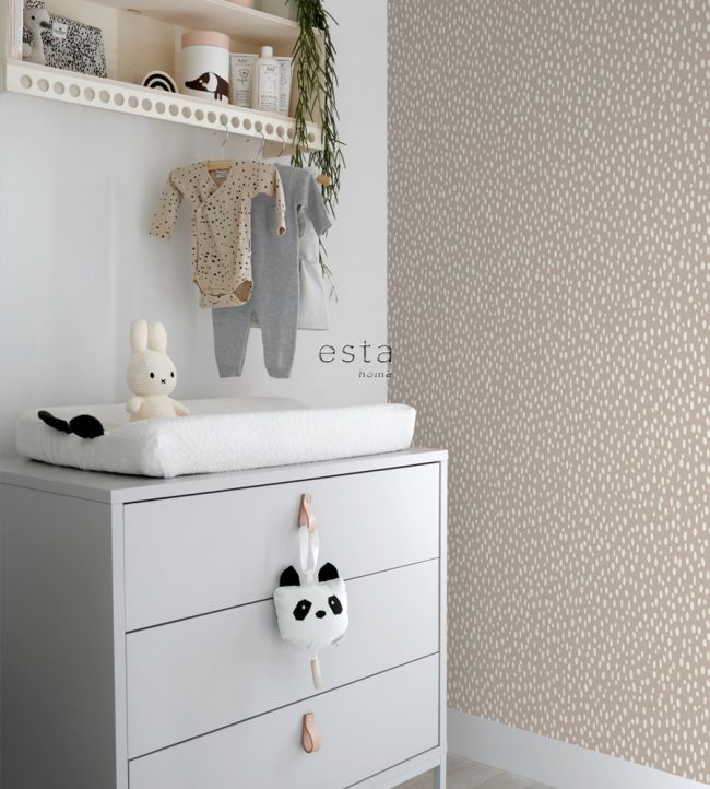 Dots and Spots Room Wallpaper 2 - Purple