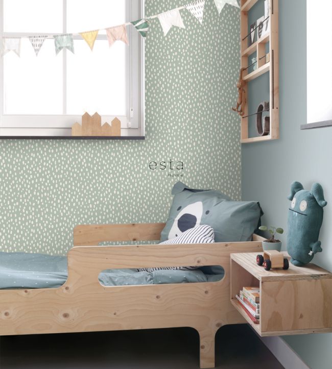 Dots and Spots Room Wallpaper - Gray