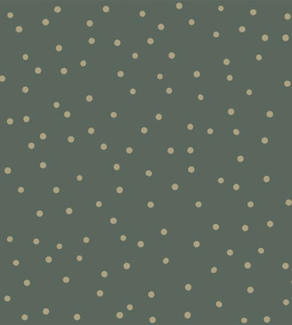 Mini Polka Wallpaper - Green 