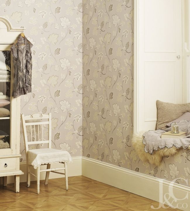 Fontaine Room Wallpaper - Cream