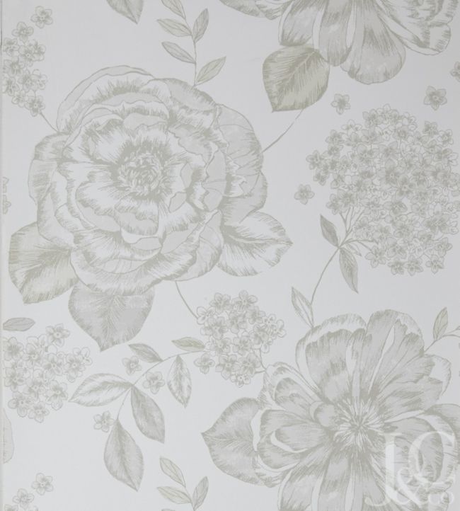 Mirella Wallpaper - Gray 