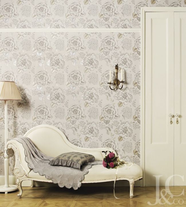 Mirella Room Wallpaper - Gray