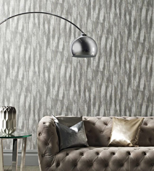 Oxide Room Wallpaper - Gray