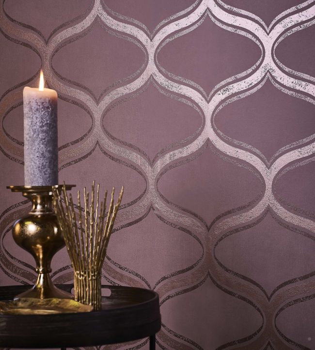 Curve Room Wallpaper 2 - Purple