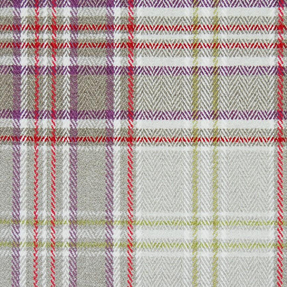 Voyage Maison Lythmore Plum Check Room Fabric - Multicolor
