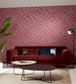 Cumulus Room Wallpaper - Red