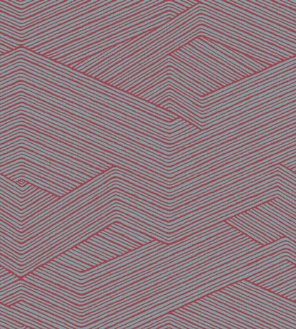 Cord Wallpaper - Red 
