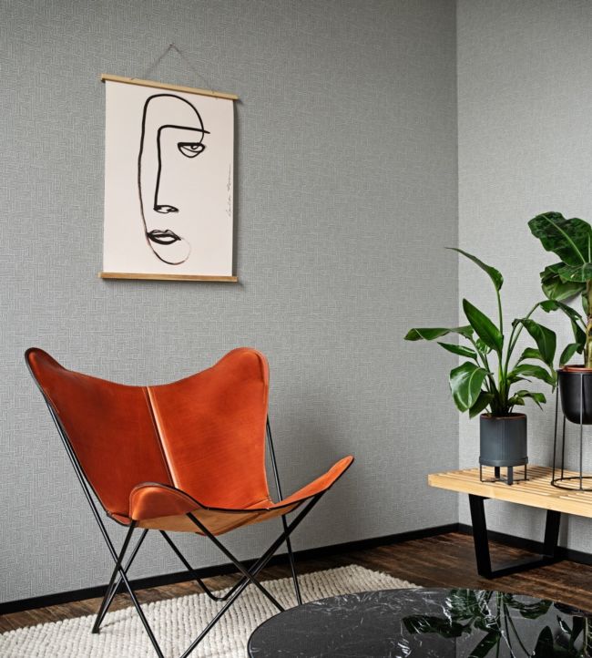 Turns Room Wallpaper - Gray