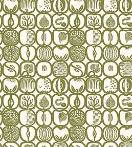 Fruktlada Wallpaper - Green