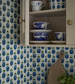 Prunus Room Wallpaper 3 - Blue