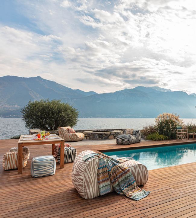 Atacama Room Fabric - Blue