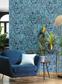 Folium Room Wallpaper - Blue