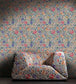Oriental Garden  Room Wallpaper - Blue