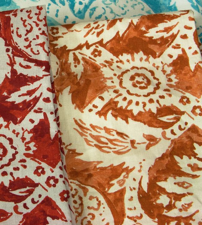 Vizier Room Fabric - Orange