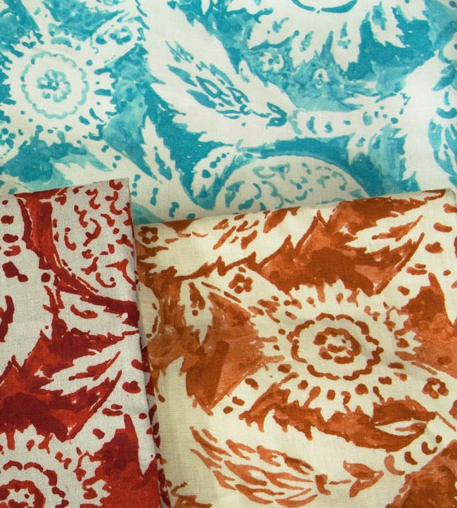 Vizier Room Fabric - Teal