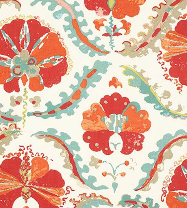 Papaver Fabric - Red 