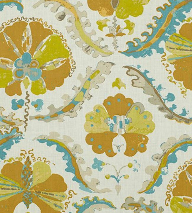 Papaver Fabric - Green 