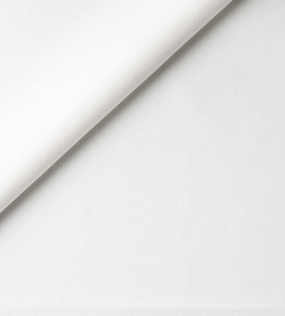 Palm Plain Fabric - White 