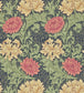 Chrysanthemum Wallpaper - Green 