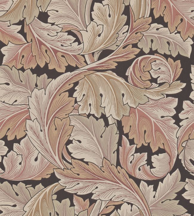 Acanthus Wallpaper - Pink