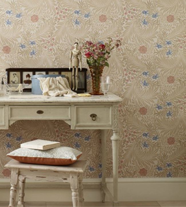 Larkspur Room Wallpaper - Cream
