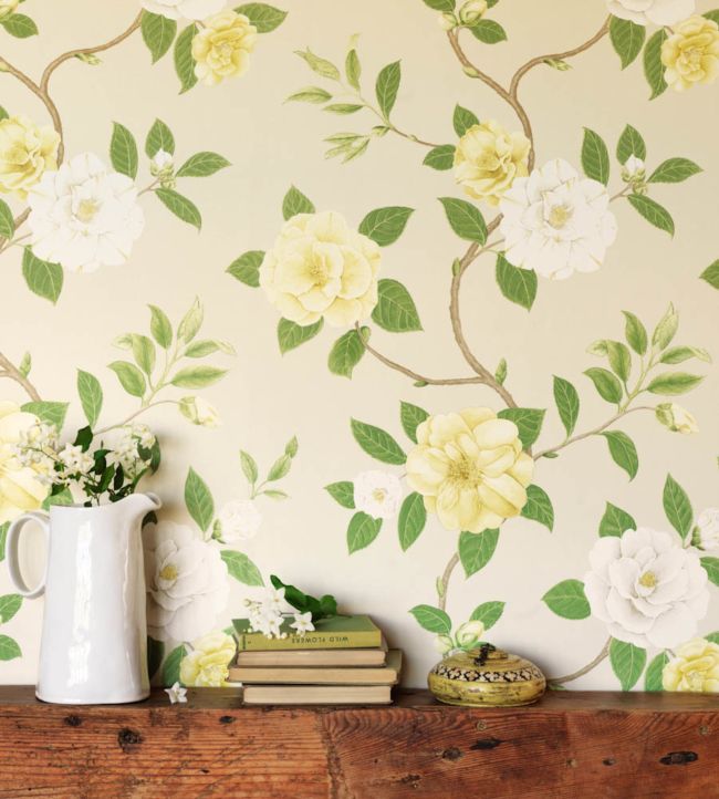 Christabel Room Wallpaper - Green